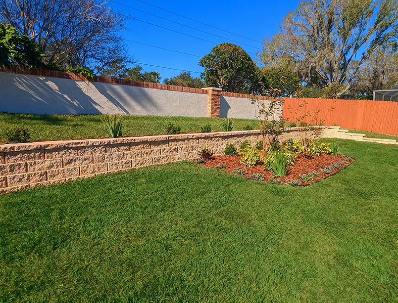 Tampa Landscapers Professional retaining walls